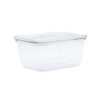 Boite rectangulaire basse 100% verre pour la conservation et le four 1000 ml