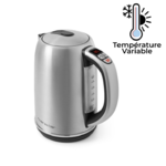 Bouilloire a temperature reglable Serena inox 1,7 l