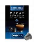Cafe Decaf Espresso : 90 % Arabica & 10 % Robusta - 10 Capsules - Indice 3