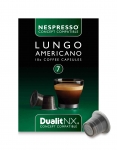 Cafe Lungo Americano Espresso : 95% Arabica/5 % Robusta - 10 Capsules - Indice 7