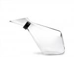 Carafe canard Reseda 75 cl en verre souffle bouche & collier anti-goutte Peugeot