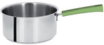 Casserole 16 cm Poignee Vert Tilleul Inox Mutine Fixe
