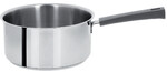 Casserole 20 cm Poignee Grise Inox Mutine Fixe