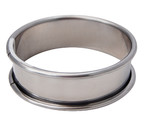 Cercle a tarte inox ht 2cmbd roule o6