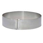 Cercle inox extensible de o18 a 36 ht 3cm