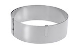 Cercle inox extensible de o18 a 36 ht 6.5