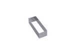 Rectangle de presentation inox de 5 cm x 2,5 cm x Hauteur 2,5 cm