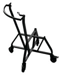 Chariot a roulettes et poignee integree pour Big Green Egg XL