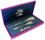 Clef du vin 3 tailles poche 10 cl / verre 10 cl / bouteille 75cl