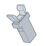 Clip de fixation de rechange pour couvercle 'touch bin'