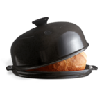 Cloche a pain en ceramique 28,5 cm Noir Fusain