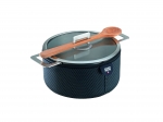 Cocotte 3 l Keep hot + couvercle verre Cuillere  integree et enveloppe neoprene