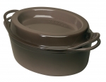 Cocotte Doufeu ovale 32 cm - 6.9 L Terre Naturelle
