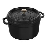 Cocotte haute 24 cm Noir mat