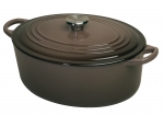 Cocotte ovale 27 cm 4.1 l terre naturelle