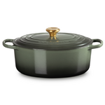 Cocotte Ovale 31cm THYN bouton dore