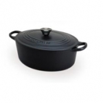 Cocotte ovale 40 cm 14,8l Noir