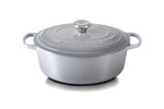 Cocotte SIGNATURE en Fonte Emaillee Ovale 31 cm MIST GREY