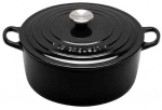 Cocotte ronde 20 cm Noir Ebene