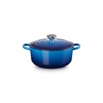 Cocotte ronde 20 cm Azur