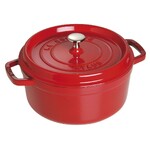 Cocotte Ronde 26 cm Staub Fonte Cerise