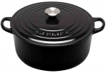 Cocotte ronde 28 cm Noir Ebene