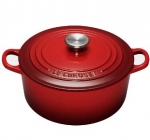 Cocotte ronde 34 cm 12.4l Cerise