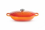 Cocotte SIGNATURE en Fonte Emaillee Oblongue 31 cm Volcanique