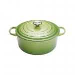 Cocotte Signature en fonte emaillee ronde 26 cm vert Palm