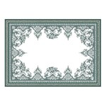 coffret 2 sets de table depareillees vert