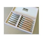 Coffret 6 couteaux Thiers Avantage en Olivier finition Mat