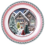 Coffret assiette a dessert Chalet Noel 2023