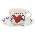 Coffret Cafe : Tasse + Coupelle - L'Archipel Sentimental par Jean-Charles de Cas