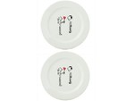 Coffret de 2 Assiettes Mignardises LES AMOUREUX