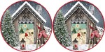 Coffret de 2 Assiettes Mignardises Noel 2019