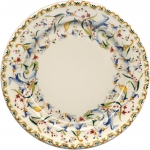 Coffret de 2 assiettes a mignardises en faience Toscana