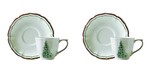 Coffret de 2 Tasses & Soucoupes The US FILET Noel
