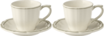 Coffret de 2 Tasses & Soucoupes The US FILET Kaki
