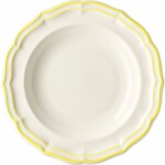 Coffret de 4 Assiettes Creuses FILET Citron