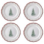 Coffret de 4 Assiettes Dessert FILET Noel