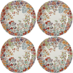 Coffret de 4 Assiettes Dessert Poesie