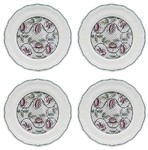 Coffret de 4 Assiettes Plates Dominote