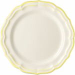 Coffret de 4 Assiettes Plates FILET Citron