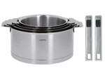 Coffret de 4 Casseroles 14 a 20 cm avec 2 Poignees Inox STRATE AMOVIBLE