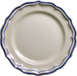 Assiette Creuse 22.5 cm C FILET BLEU MONOGRAMME
