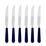 Coffret de 6 couteaux a steak NEWBRIDGE BLEU MARINE