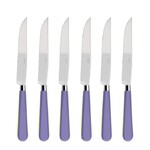 Coffret de 6 couteaux a steak NEWBRIDGE VIOLET