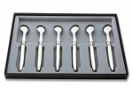 Coffret de 6 Cuilleres a cafe Laguiole inox