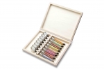 Coffret de 8 cuilleres Laguiole de table (8 couleurs en acrylique assorties)