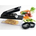 Coupe-legumes noir avec reservoir